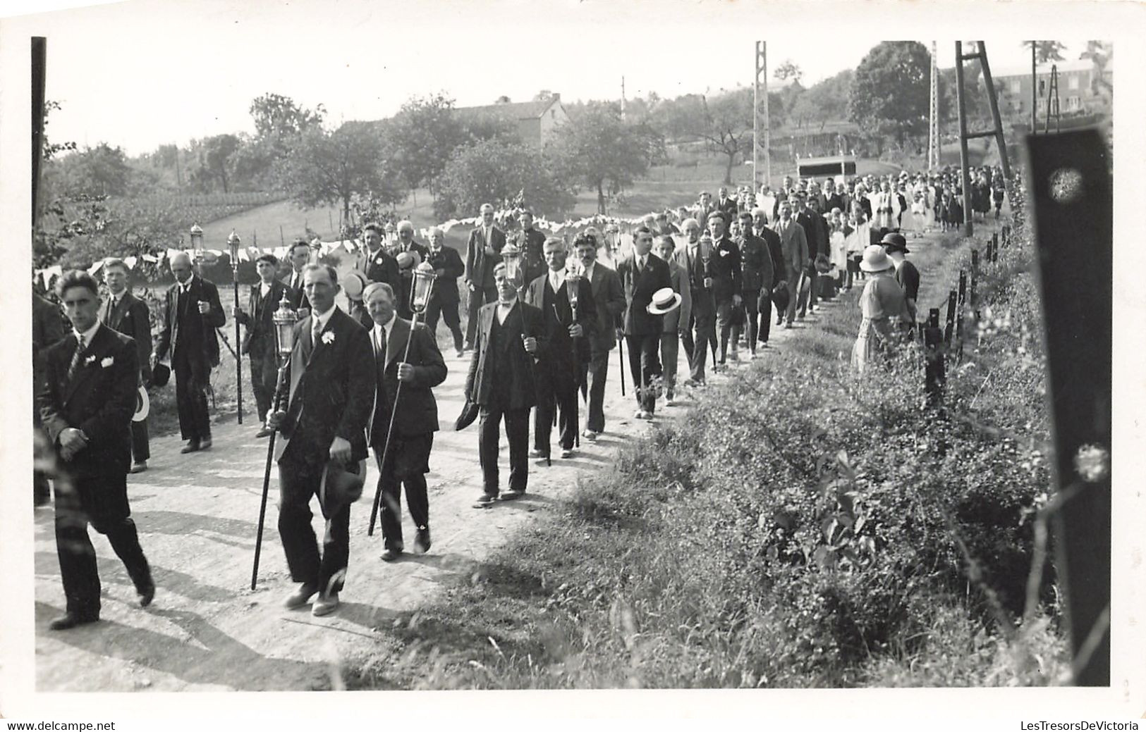 Carte Phot - Manifestation - Procession - Lot De 3 Cartes - Carte Postale Ancienne - Manifestazioni