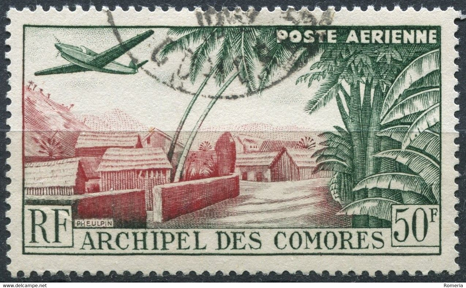 Comores - 1950 -> 1966 - Lot Poste Aérienne + Taxe - Yt PA 1 - 2 - 9 - 10 - 12 - 16 A Oli. Sauf 16A * TC - + Y 2 - Luchtpost