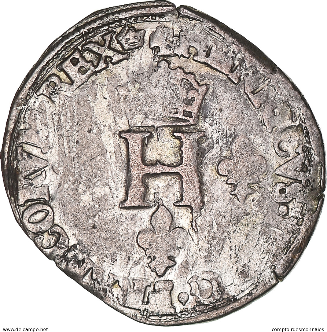 Monnaie, France, Henri II, Sol Parisis, 1551, Paris, TB+, Billon, Duplessy:995 - 1547-1559 Heinrich II.