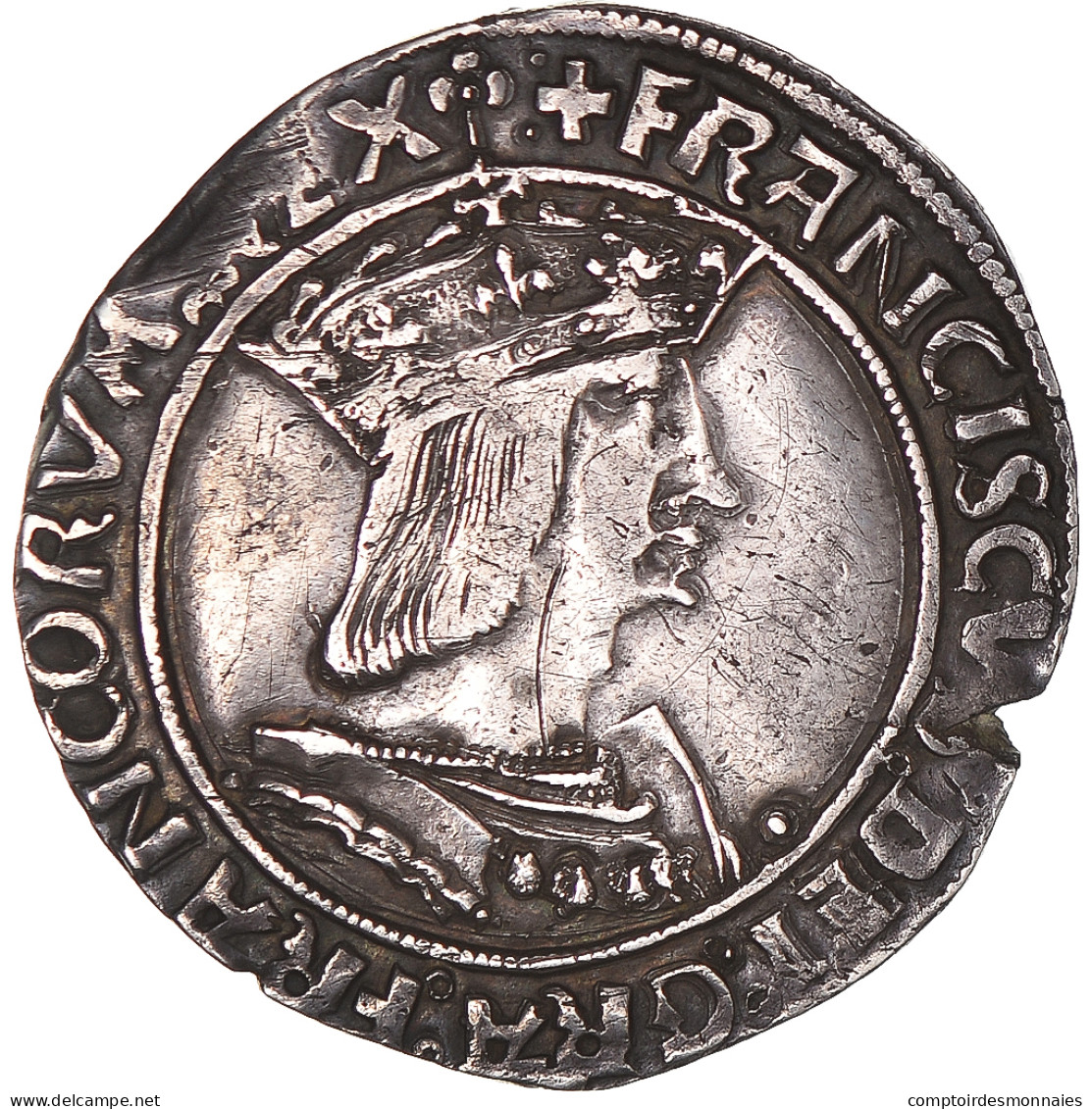 Monnaie, France, François Ier, Teston, 1515-1547, Lyon, TTB, Argent - 1515-1547 Franz I. Der Ritterkönig