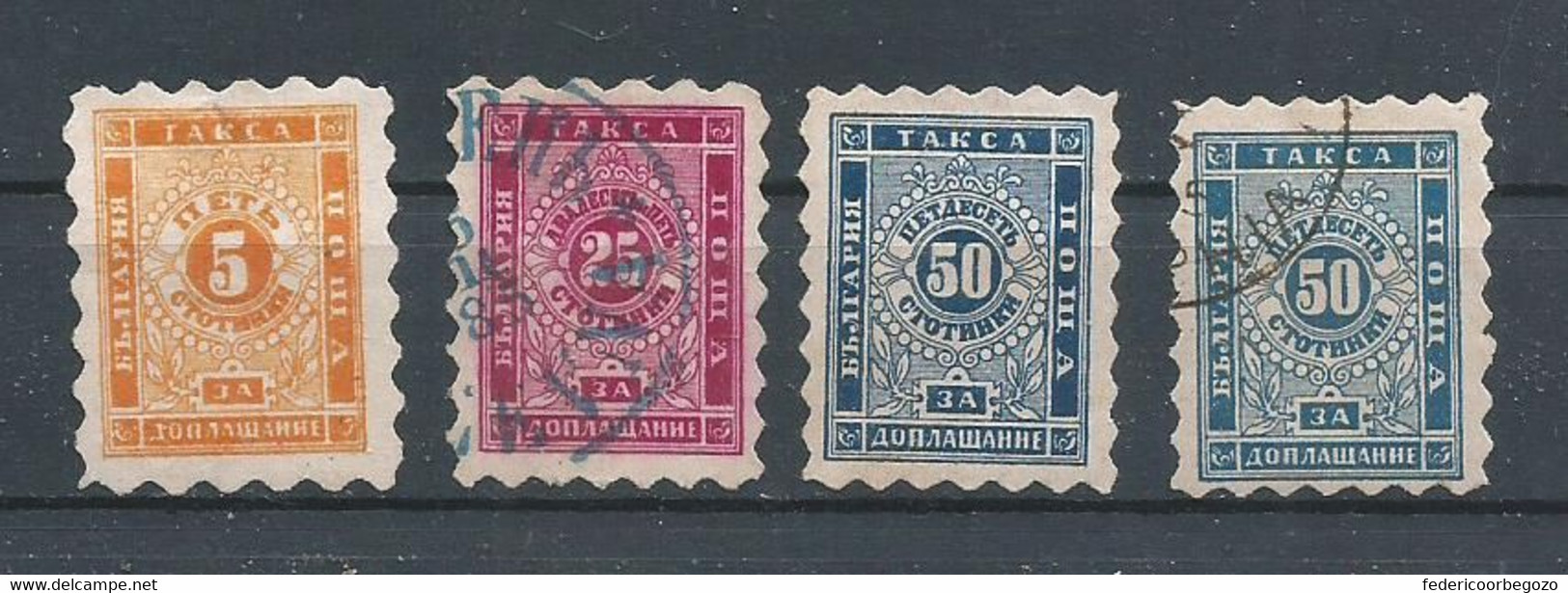 Portomarken 1884: YT Nr. 1/3 * Und Gestempelte - Unused Stamps