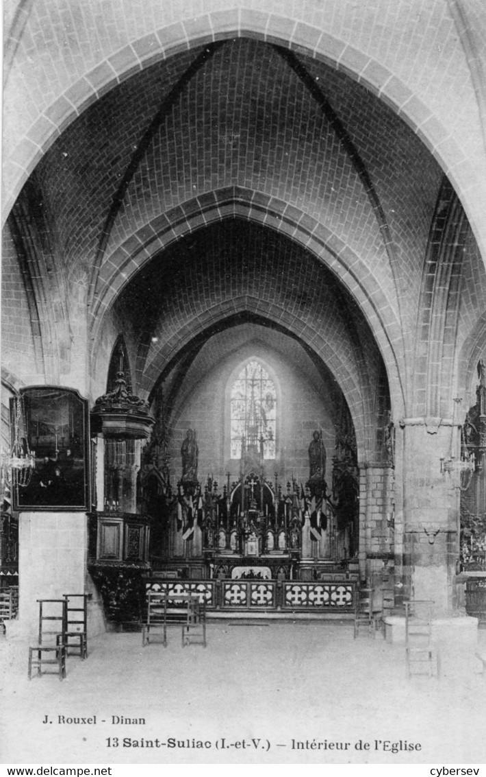 SAINT-SULIAC - Bords De Rance - Intérieur De L'Eglise - Saint-Suliac