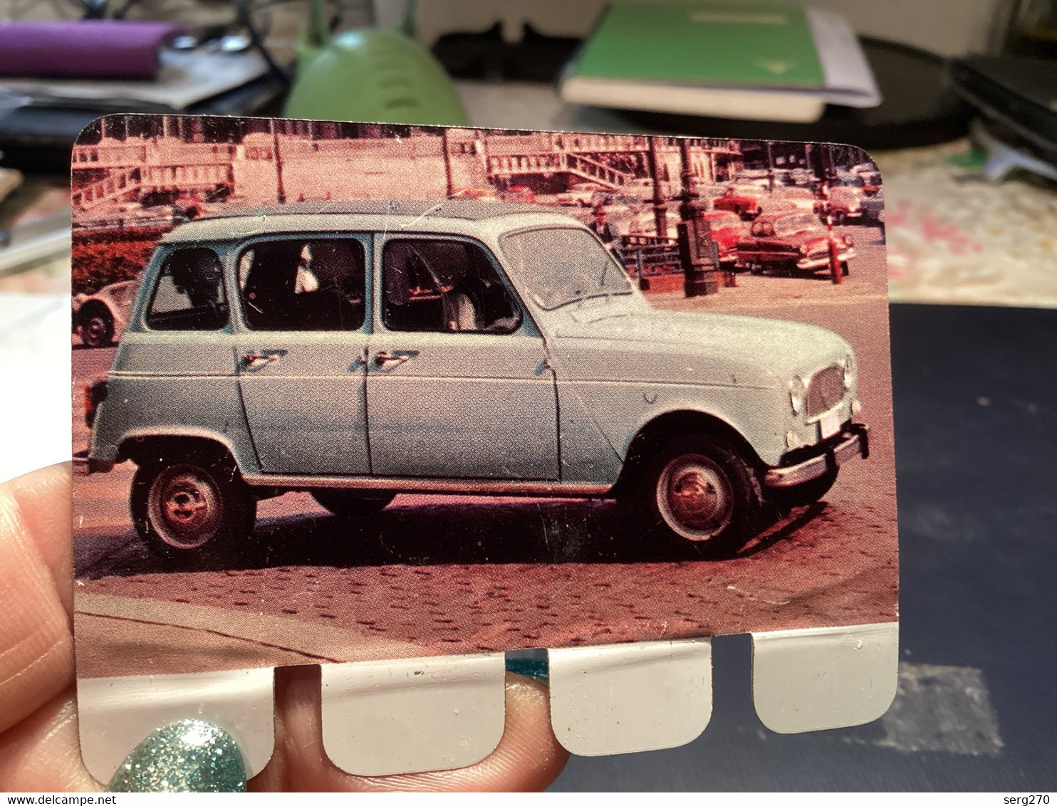 Publicité  COOP Garantie De Qualité  Plaque En Tôle Voiture Renault 4L - Auto's