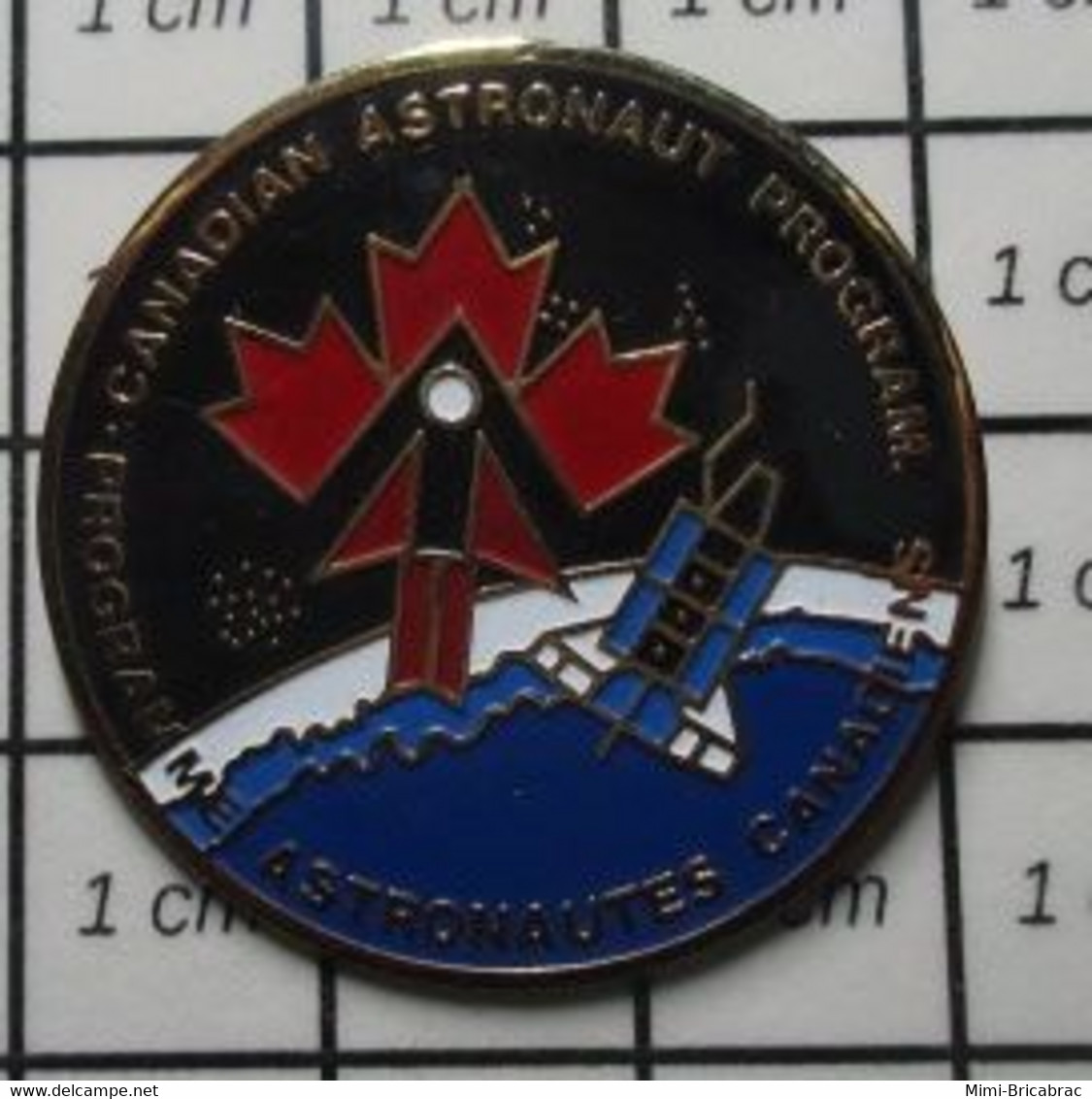 812e Pin's Pins / Beau Et Rare /  ESPACE / PROGRAMME ASTRONAUTES CANADIENS CANADIAN ASTRONAUT PROGRAM - Espace