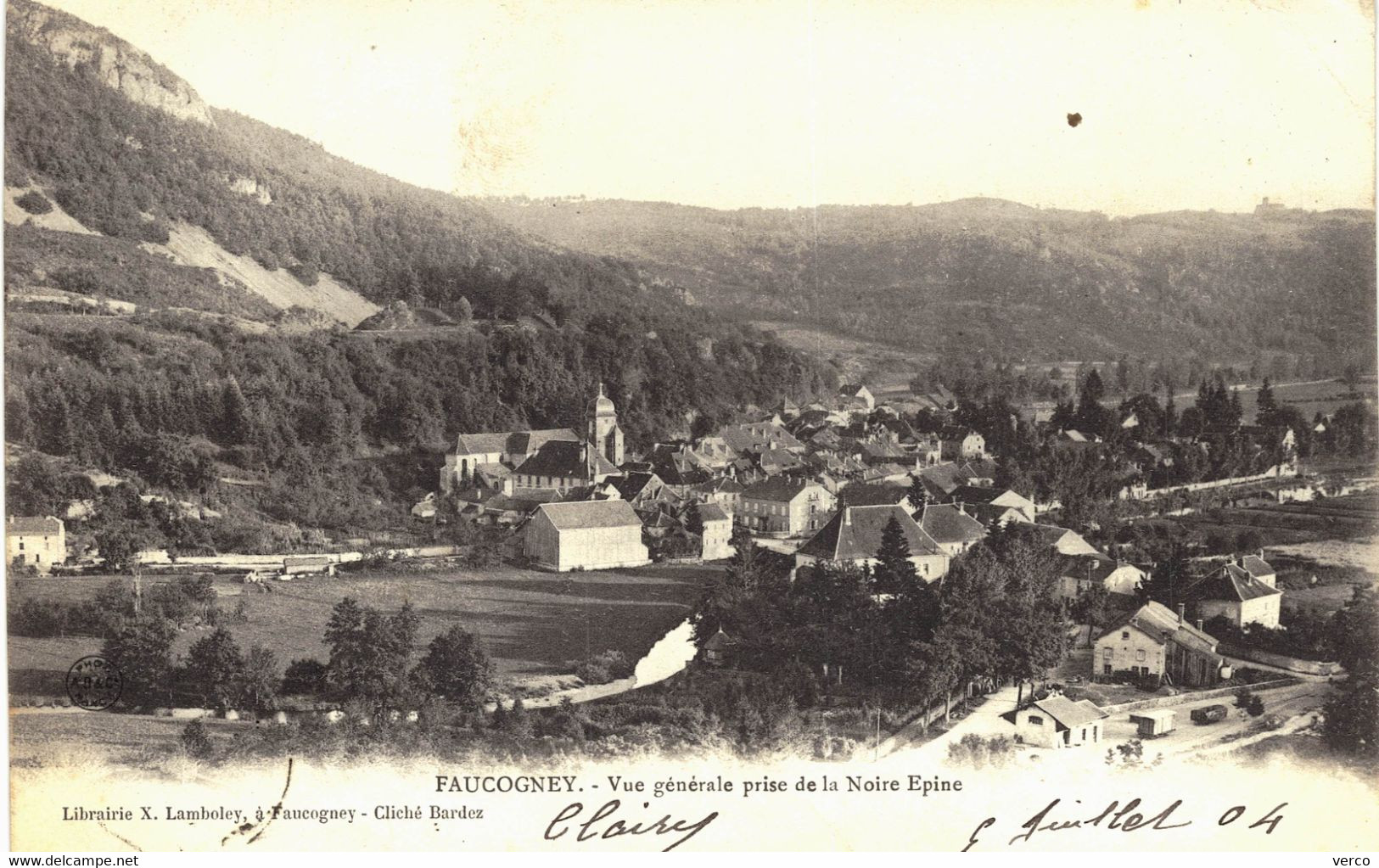 Carte POSTALE  Ancienne De FAUCOGNEY - Faucogney