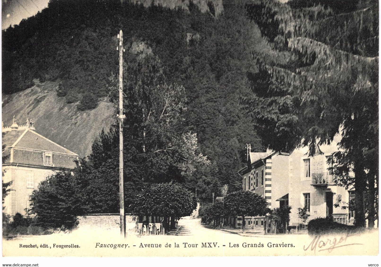 Carte POSTALE  Ancienne De FAUCOGNEY - Avenue De La Tour MXV - Faucogney