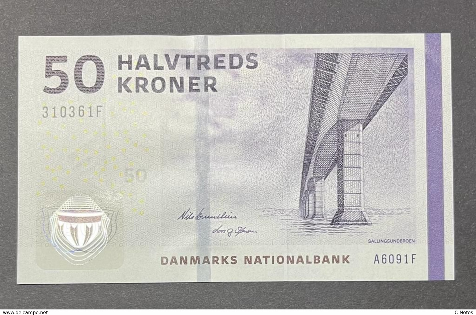 DENMARK - P.65a – 50 Kroner 2009 UNC, Serie A6091F 310361F - Danemark