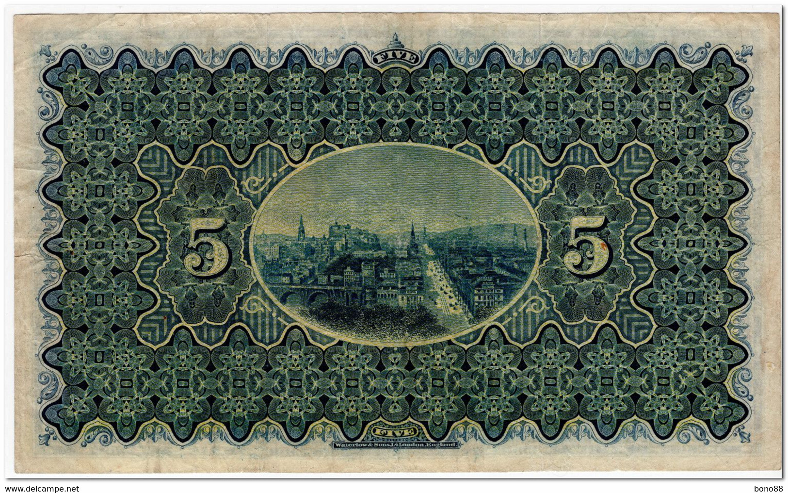 SCOTLAND,THE  NATIONAL BANK OF SCOTLAND,5 POUNDS,1952,P.259d,FINE+ - 5 Pounds