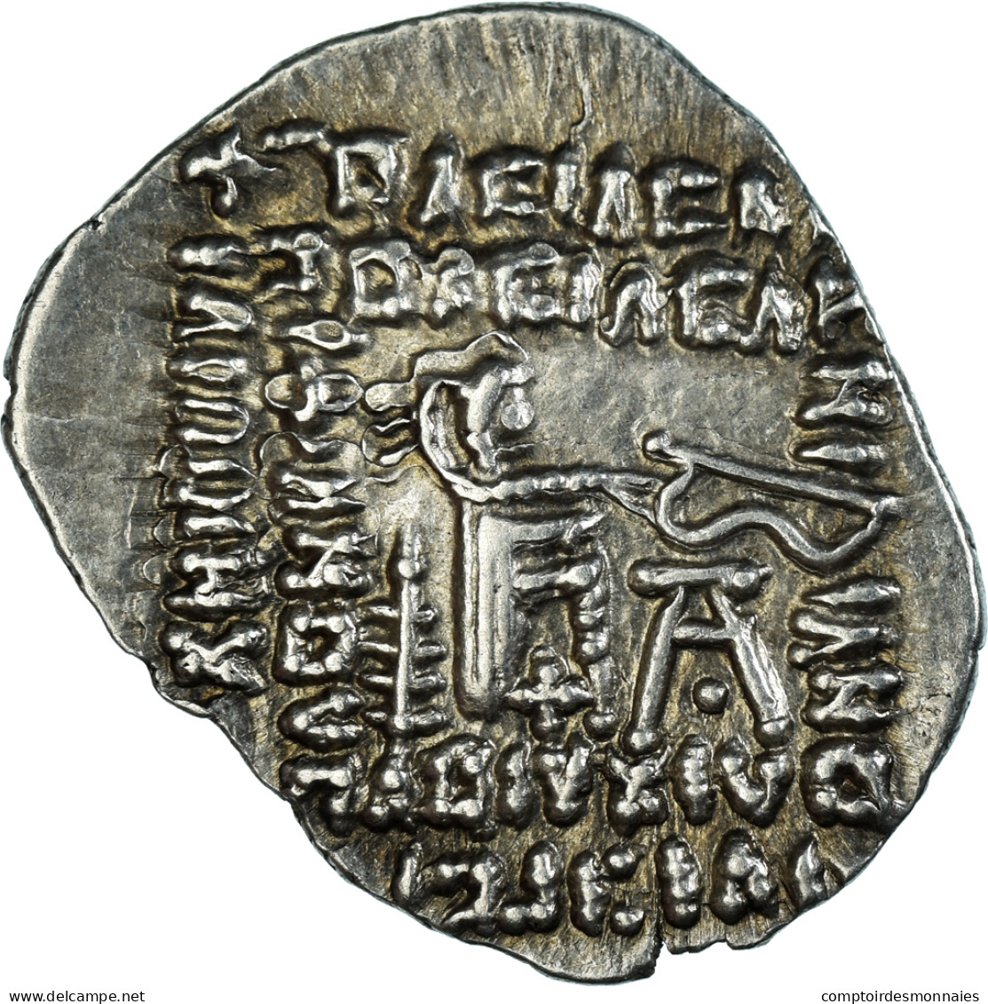 Monnaie, Royaume Parthe, Vologases I, Drachme, 51-78, Ecbatane, TTB+, Argent - Oriental