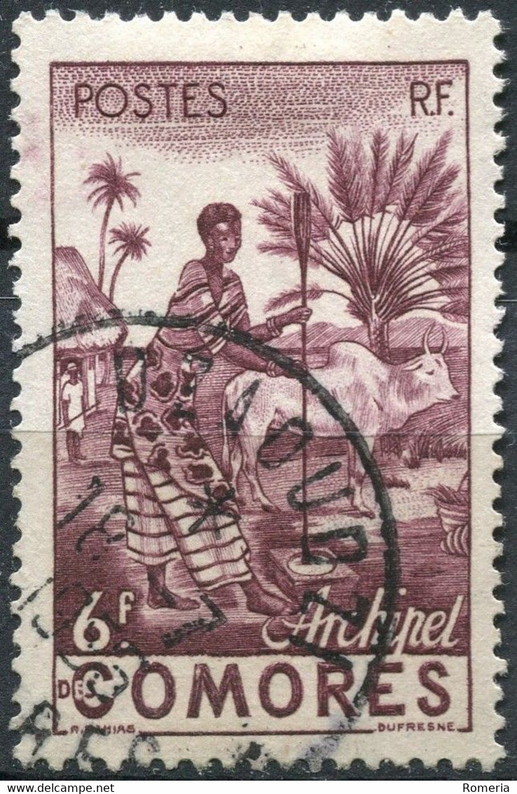 Comores - 1950 -> 1952 - Série complète Yt 1 á 11 - Oblitérés et * TC