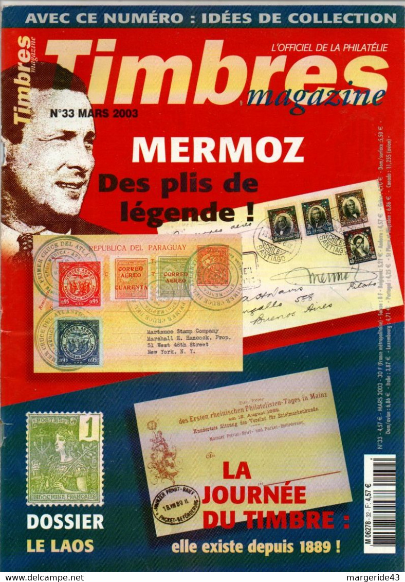 TIMBROSCOPIE N°33 MARS 2003 - Französisch (ab 1941)