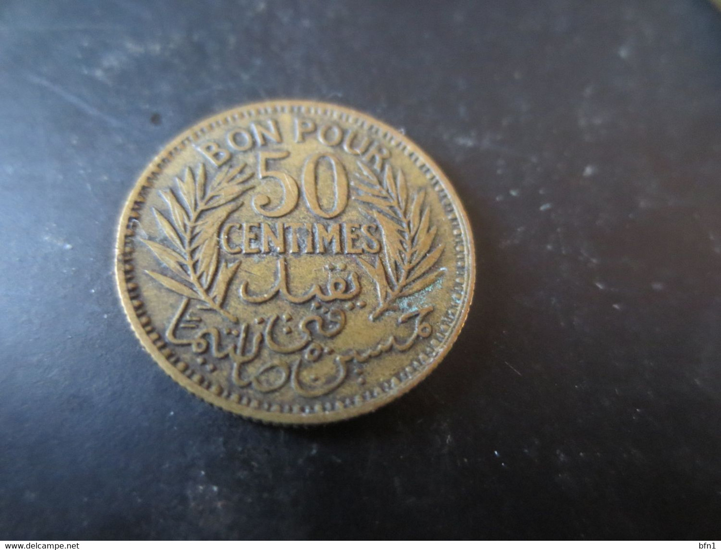 FRANCE- TUNISIE-BON POUR 50 CENTIMES 1921-SUP - Tunesien