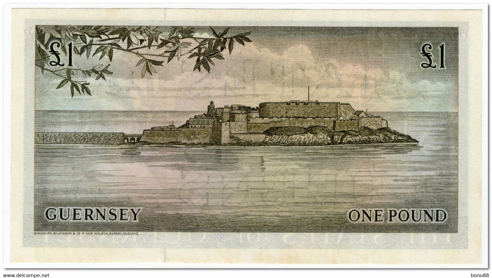 GUERNSEY,1 POUND,1969,P.45b,AU-UNC - Guernesey