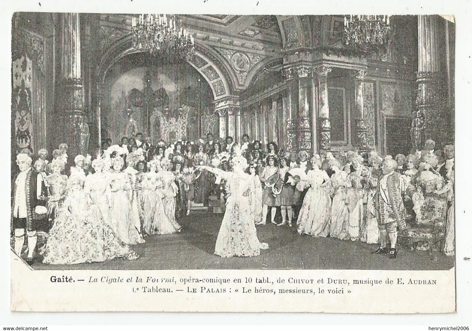 Cpa Théatre De La Gaité Opéra Comique La Cigale Et La Fourmi - Théâtre