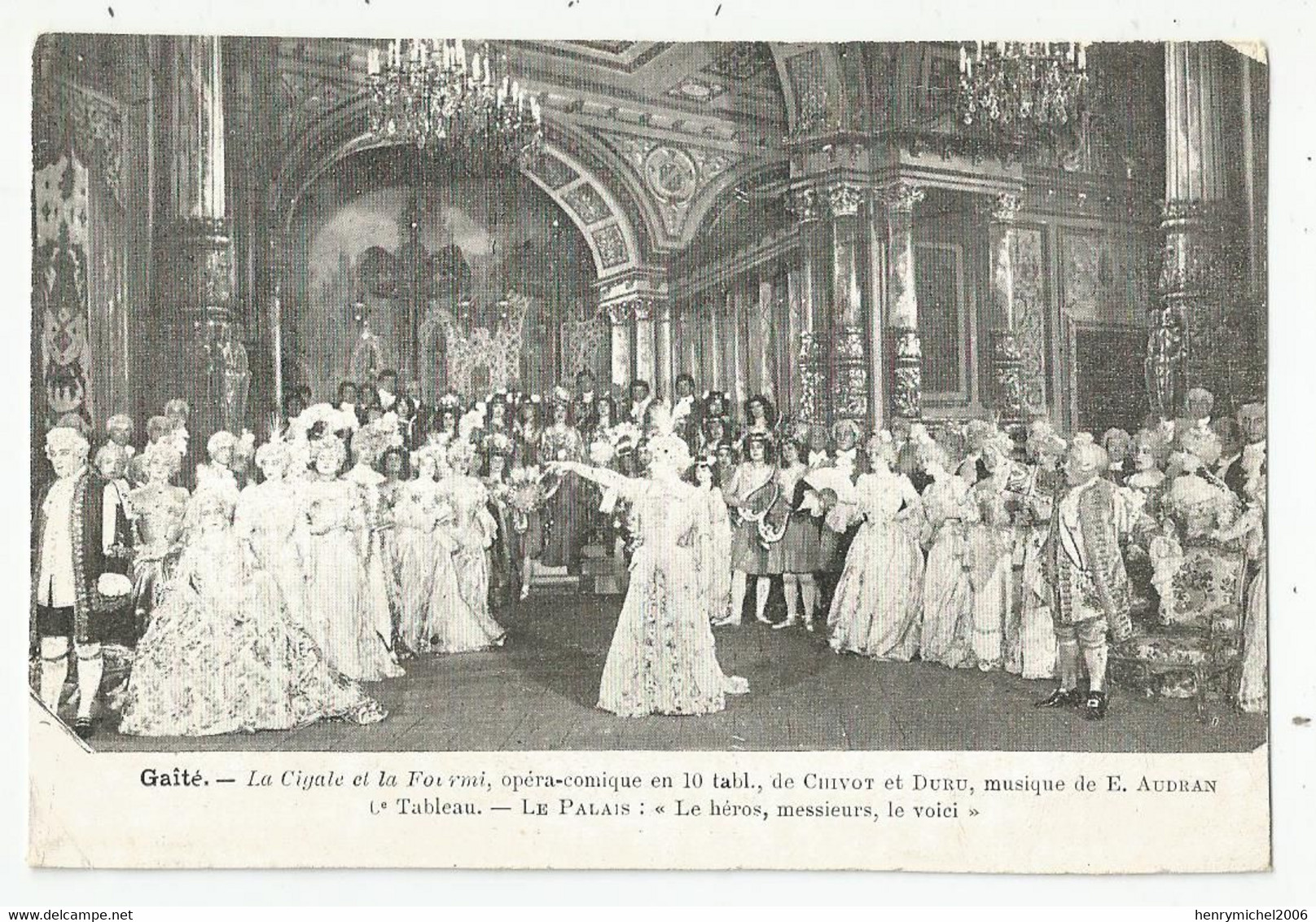 Cpa Théatre De La Gaité Opéra Comique La Cigale Et La Fourmi - Theater