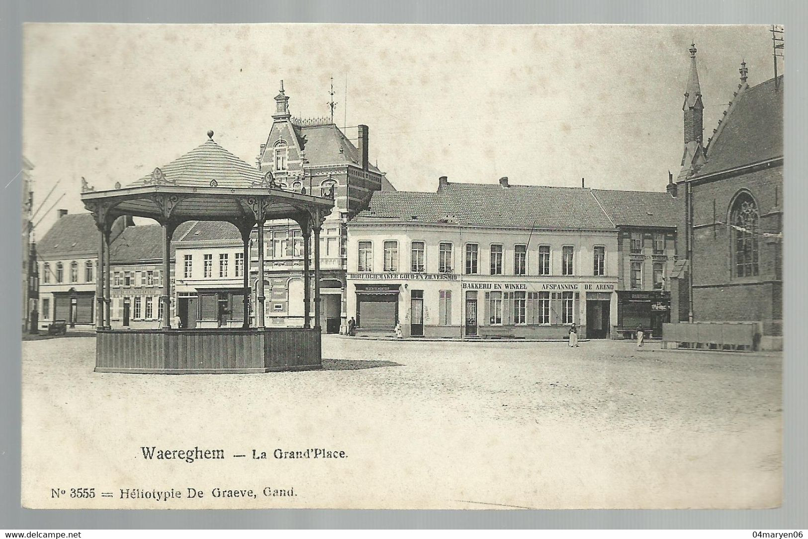 ***  WAEREGHEM  ***  -   La Grand'Place   -    Zie / Voir Scan's - Waregem