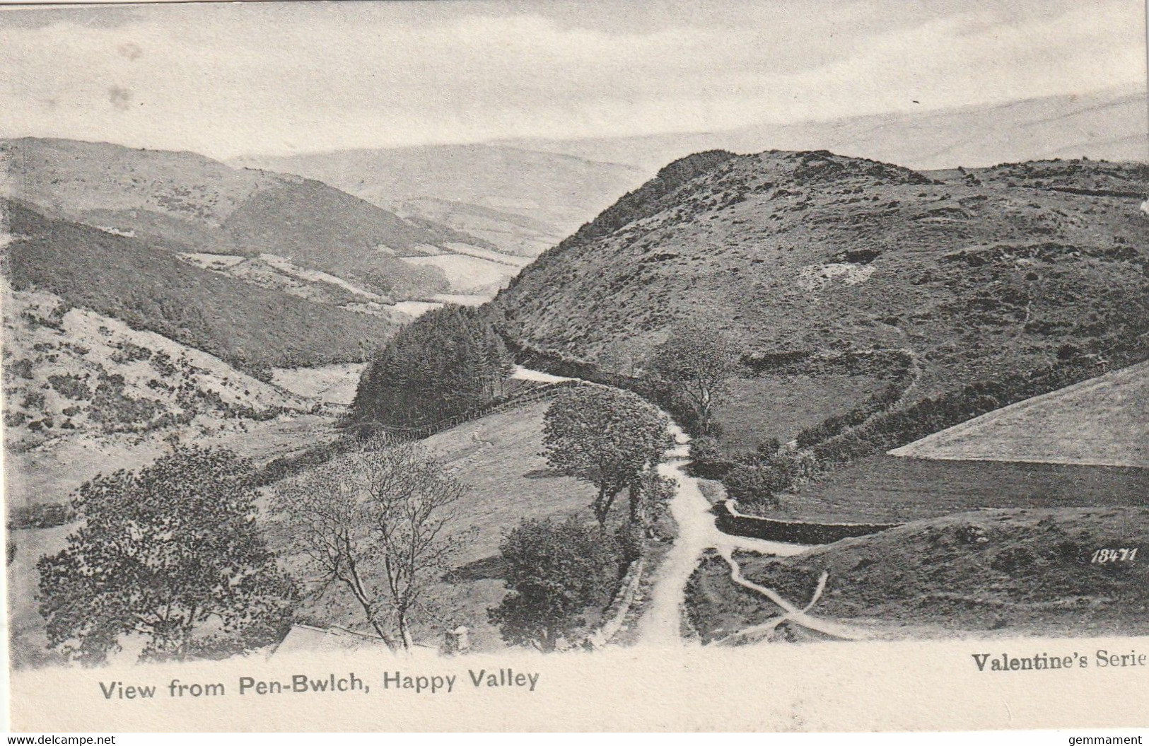 HAPPY VALLEY - VIEW FROM PEN-BWICH - Denbighshire