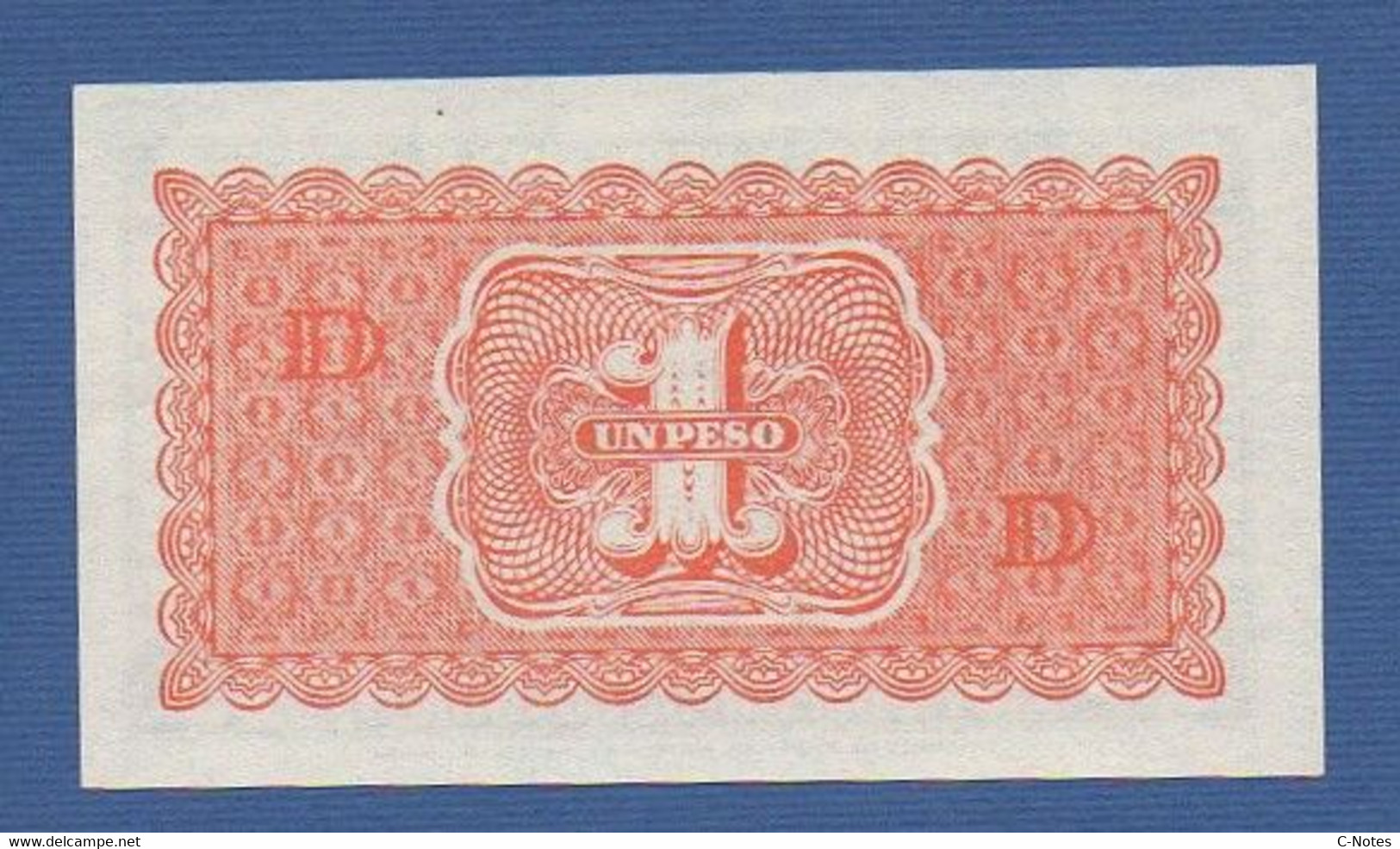 CHILE - P. 90d – 1 Peso 1943 UNC Serie D 67 - Chili