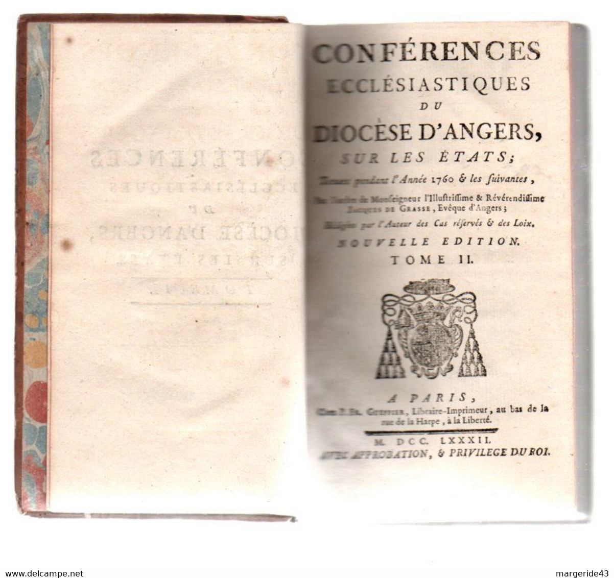 15 VOLUMES CONFERENCES ECCLESIASTIQUES DU DIOCESE D'ANGERS 1778 SUR LE SACREMENT DE L'ORDRE