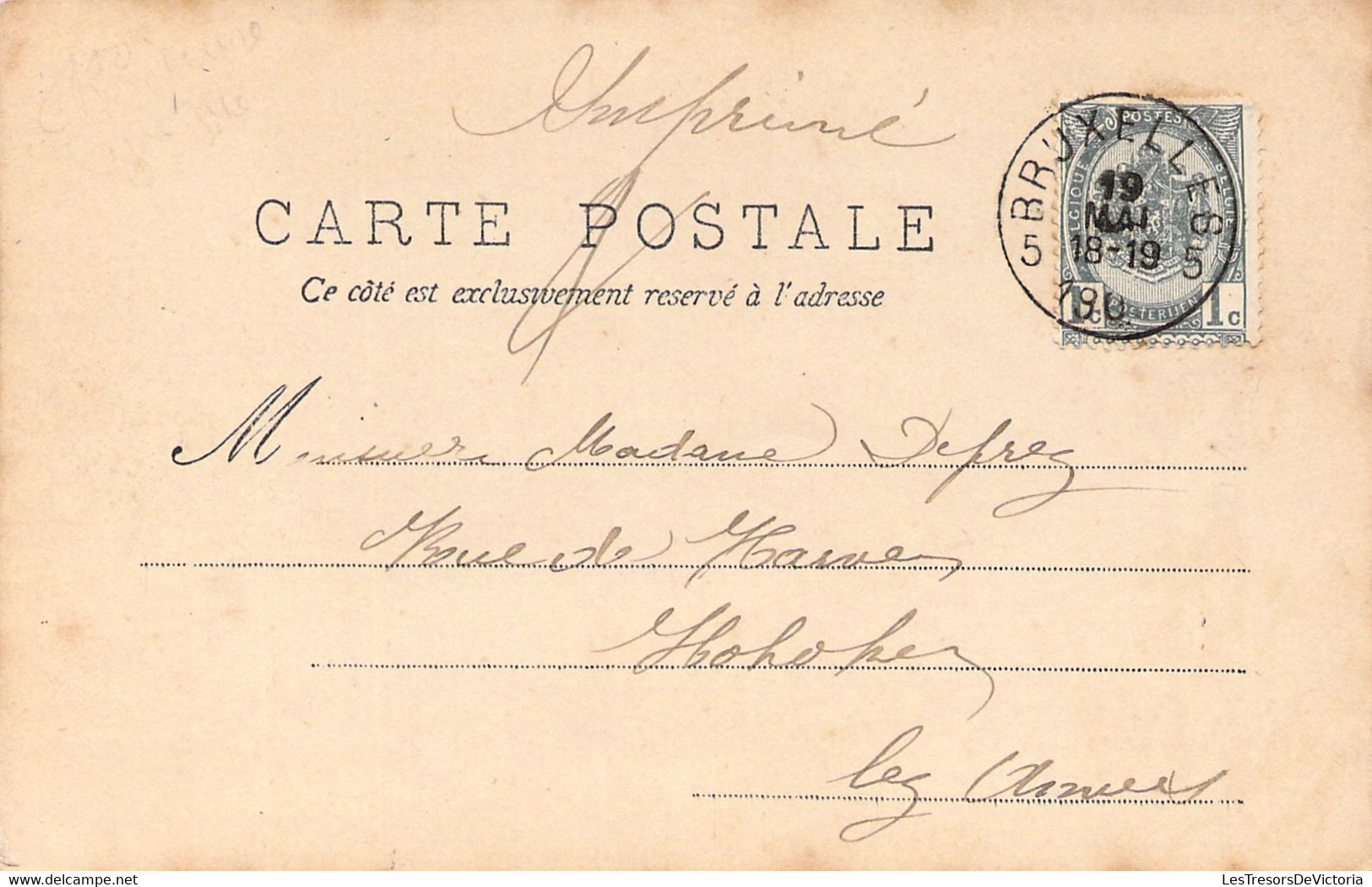 MUSIQUE - Artiste - LISE FLEURON - Chapeau - Boucle Géométrique - Triangle - Lyrique - Carte Postale Ancienne - Music And Musicians