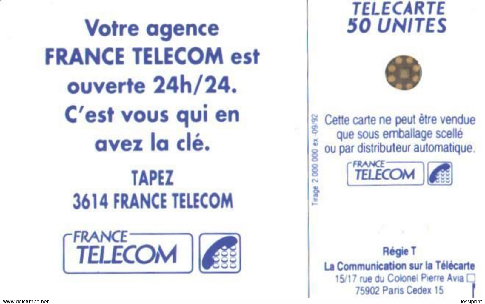 France:Used Phonecard, France Telecom, 50 Units, Advertising - 2004