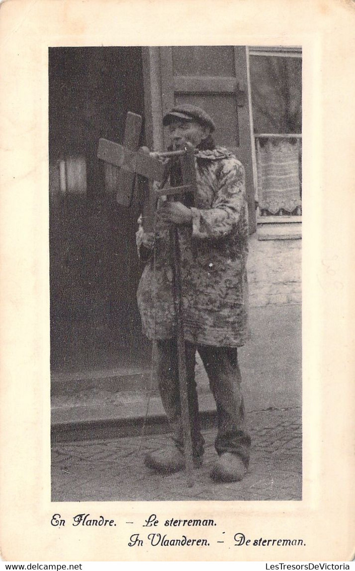 FOLKLORE - Vieux Métier - LE STERREMAN - En Flandre - Sabots - Casquette - Outils - Carte Postale Ancienne - Andere & Zonder Classificatie