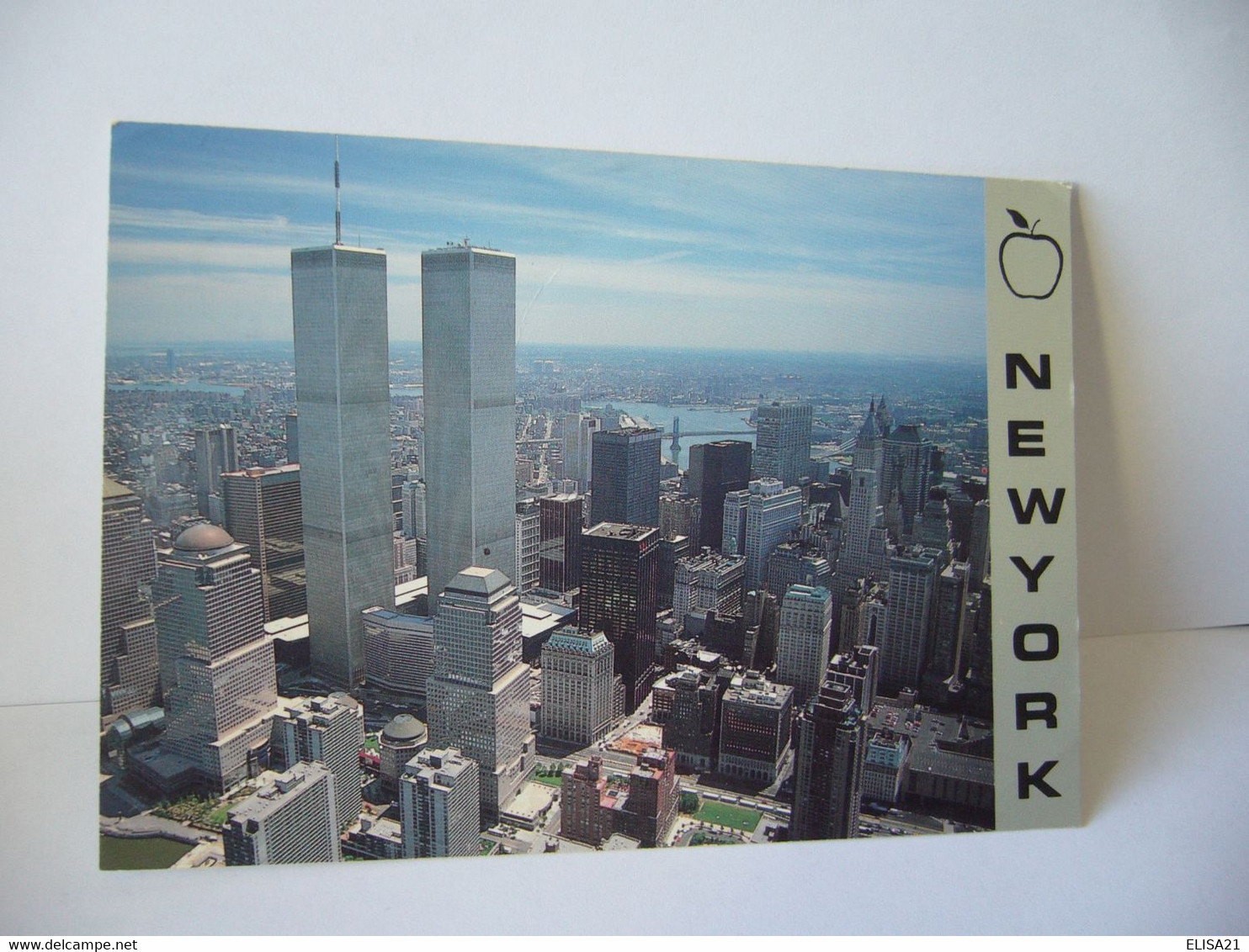 NYS 521 NEW YORK WOLLD TRADE CENTER ETATS UNIS CPM CITY MERCHANDISE POSCARDS PHOTO LARRY MULVEH - World Trade Center