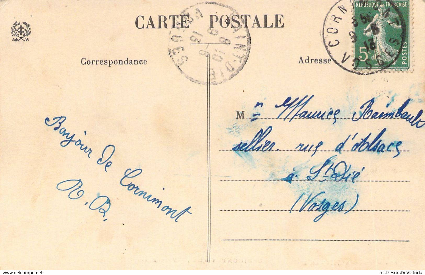 FRANCE - 88 - CORNIMONT - Vue Générale - Welck 7174 - Carte Postale Ancienne - Cornimont