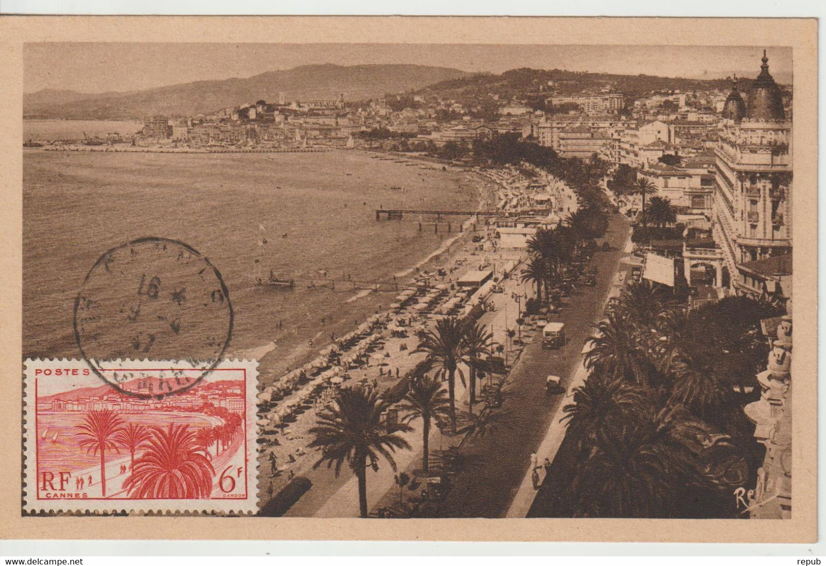 France Carte Maximum Cannes 777 Oblit  Cannes 1947 - 1940-1949