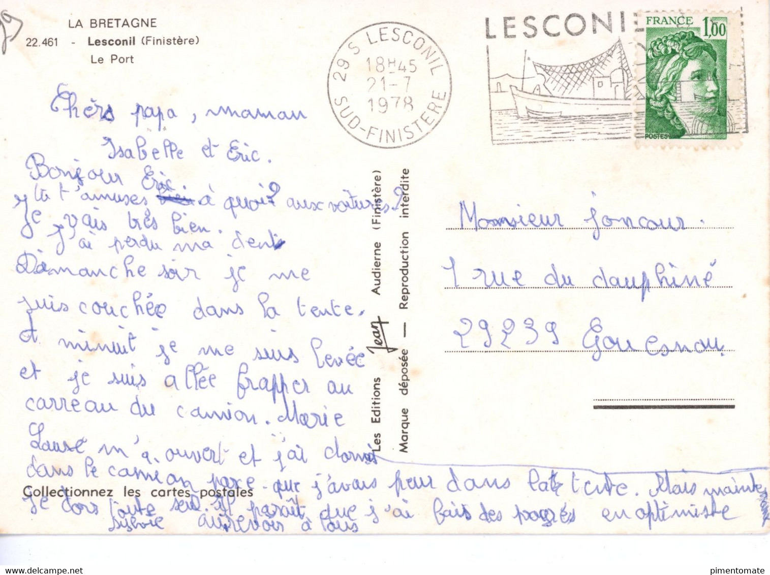 LESCONIL LE PORT 1978 - Lesconil
