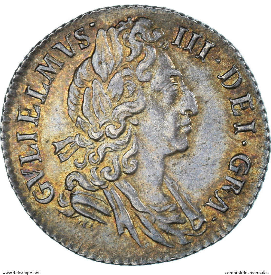 Monnaie, Grande-Bretagne, William III, 6 Pence, 1697, SUP, Argent, Spink:3538 - G. 6 Pence