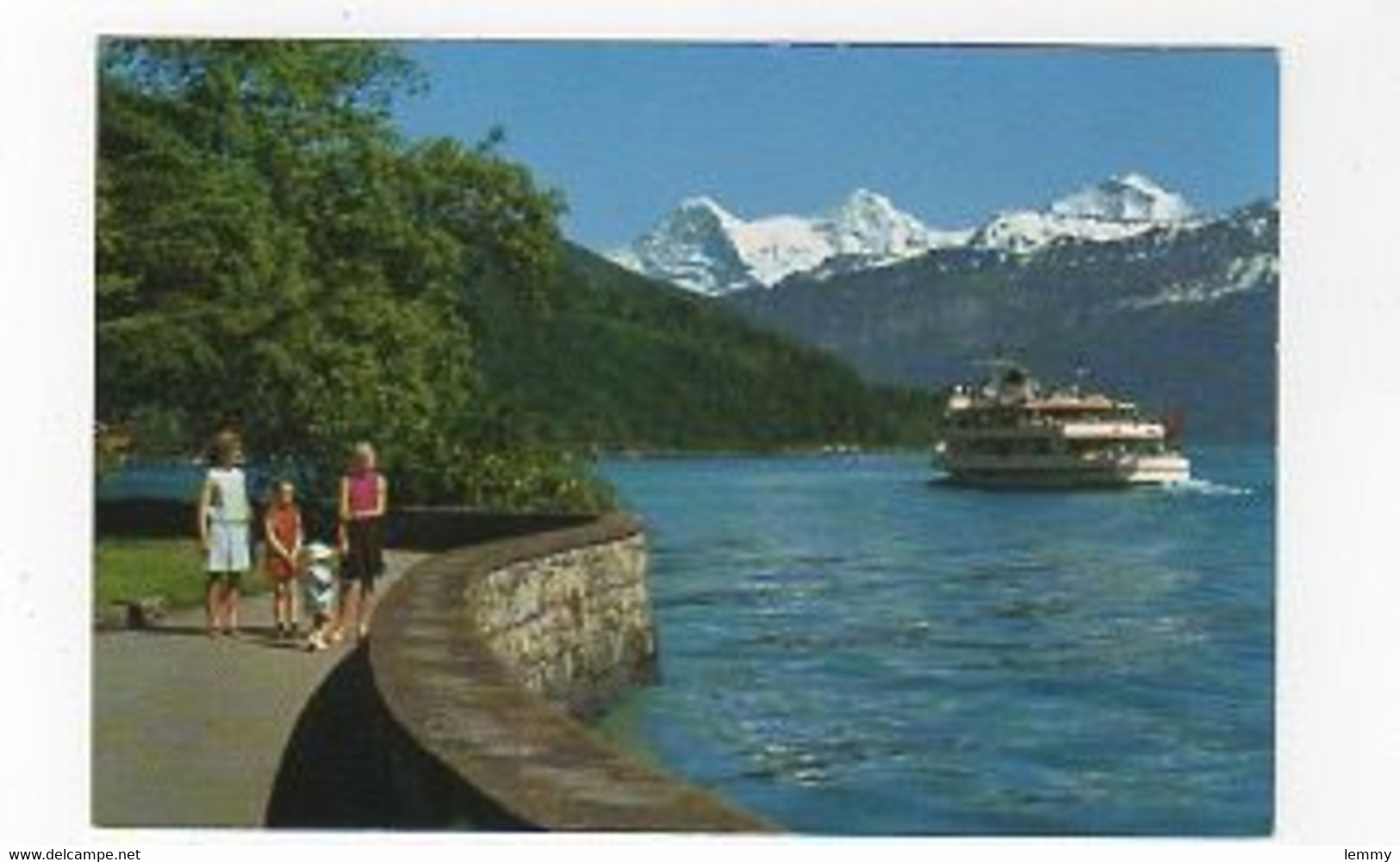 SUISSE - OBERHOFEN - EIGER, MÖNCH, JUNGFRAU - PROMENADE - Oberhofen Am Thunersee