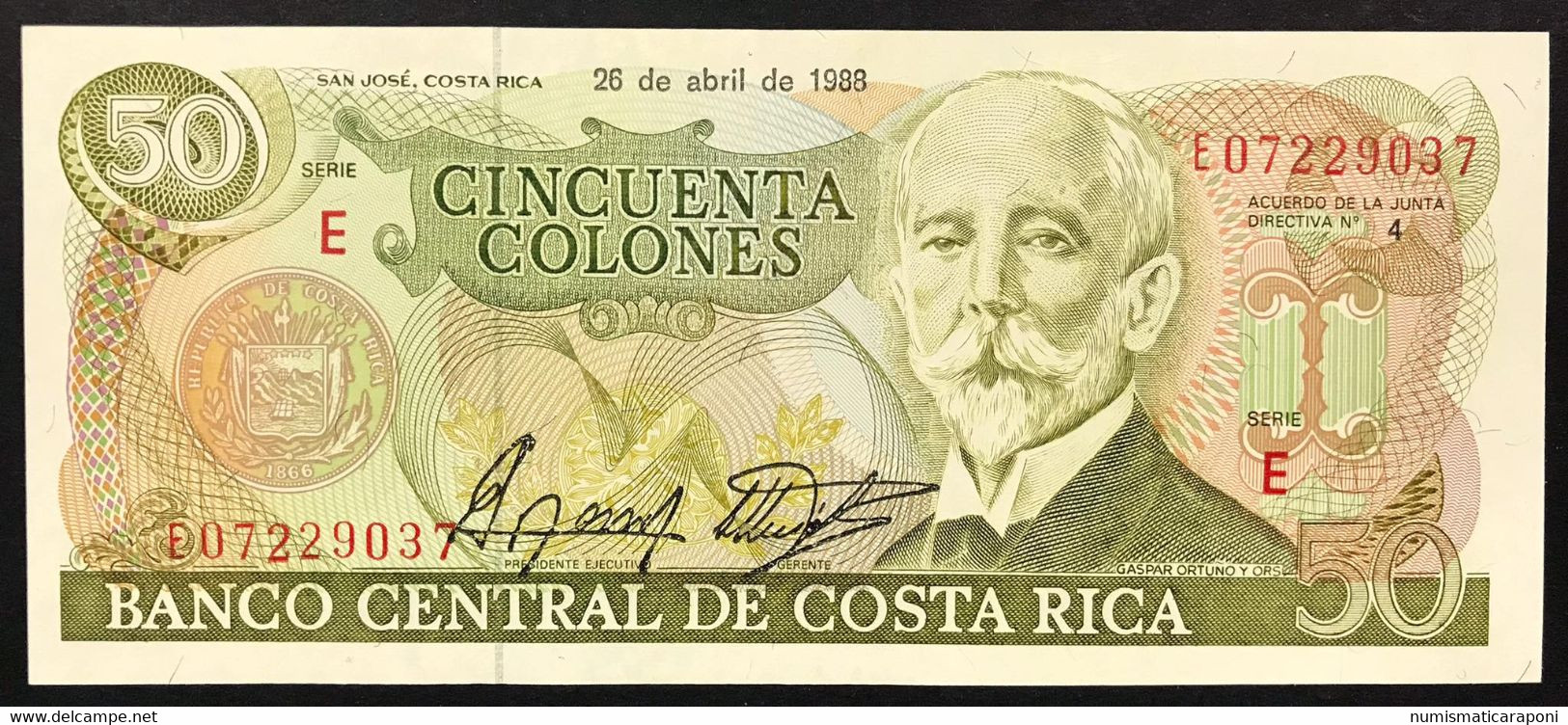 Banco De Costa Rica 50 Colones 1988 Pick#253 Fds Unc  LOTTO 2181 - Costa Rica