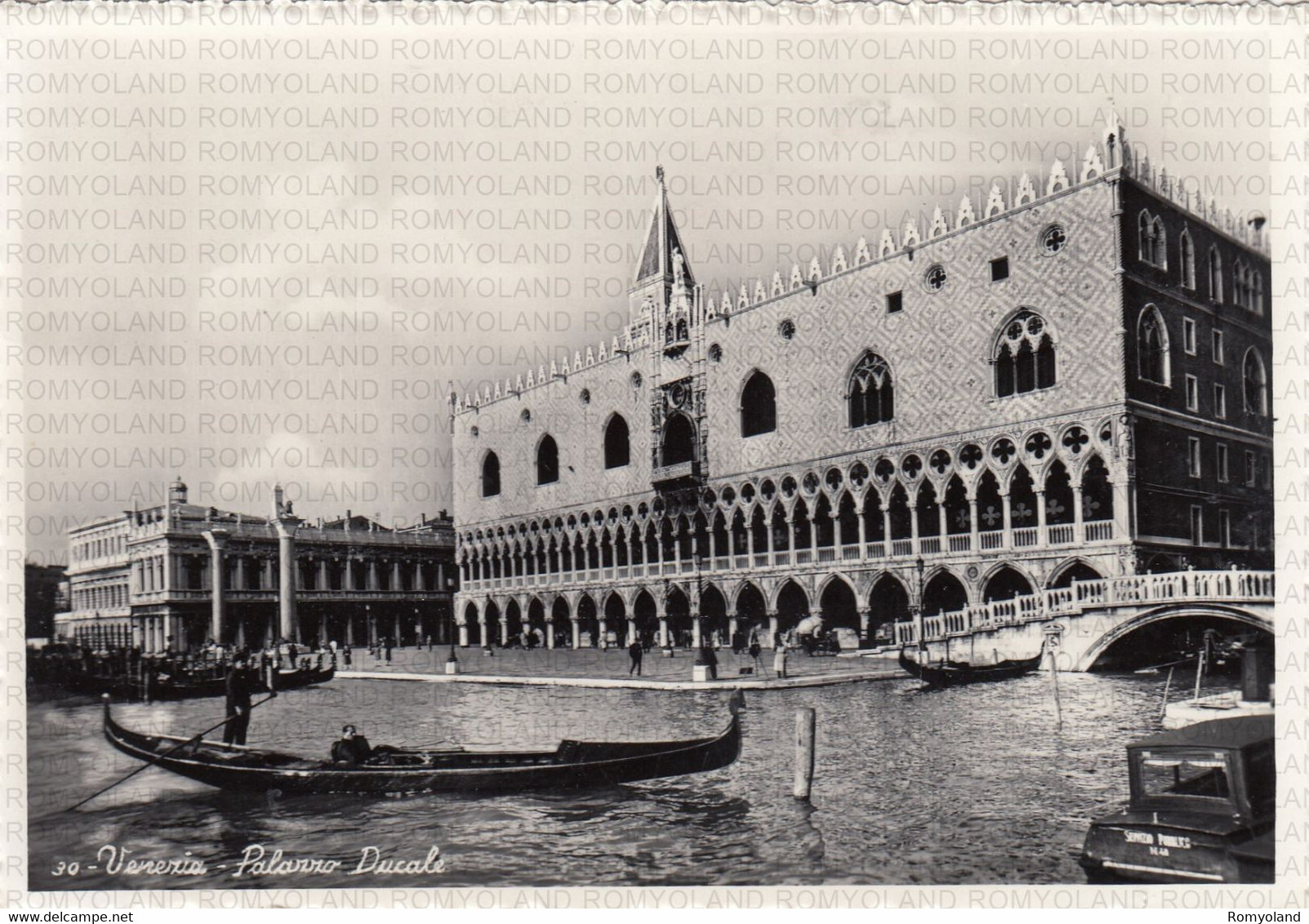 CARTOLINA  VENEZIA,VENETO-PALAZZO DUCALE-STORIA,MEMORIA,CULTURA,RELIGIONE,IMPERO ROMANO,BELLA ITALIA,VIAGGIATA 1951 - Barletta