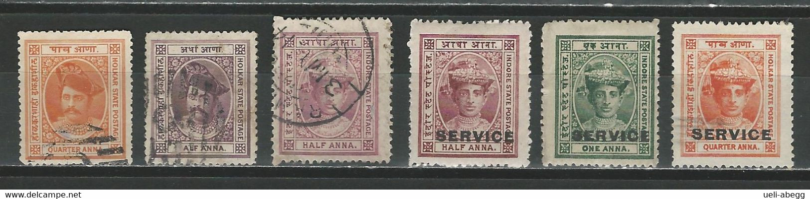 Holkar Lot Of 6 Different - Holkar