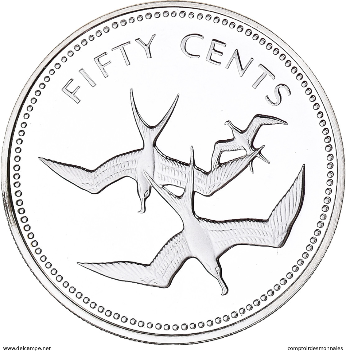 Monnaie, Belize, 50 Cents, 1974, Franklin Mint, FDC, Argent, KM:42a - Belize