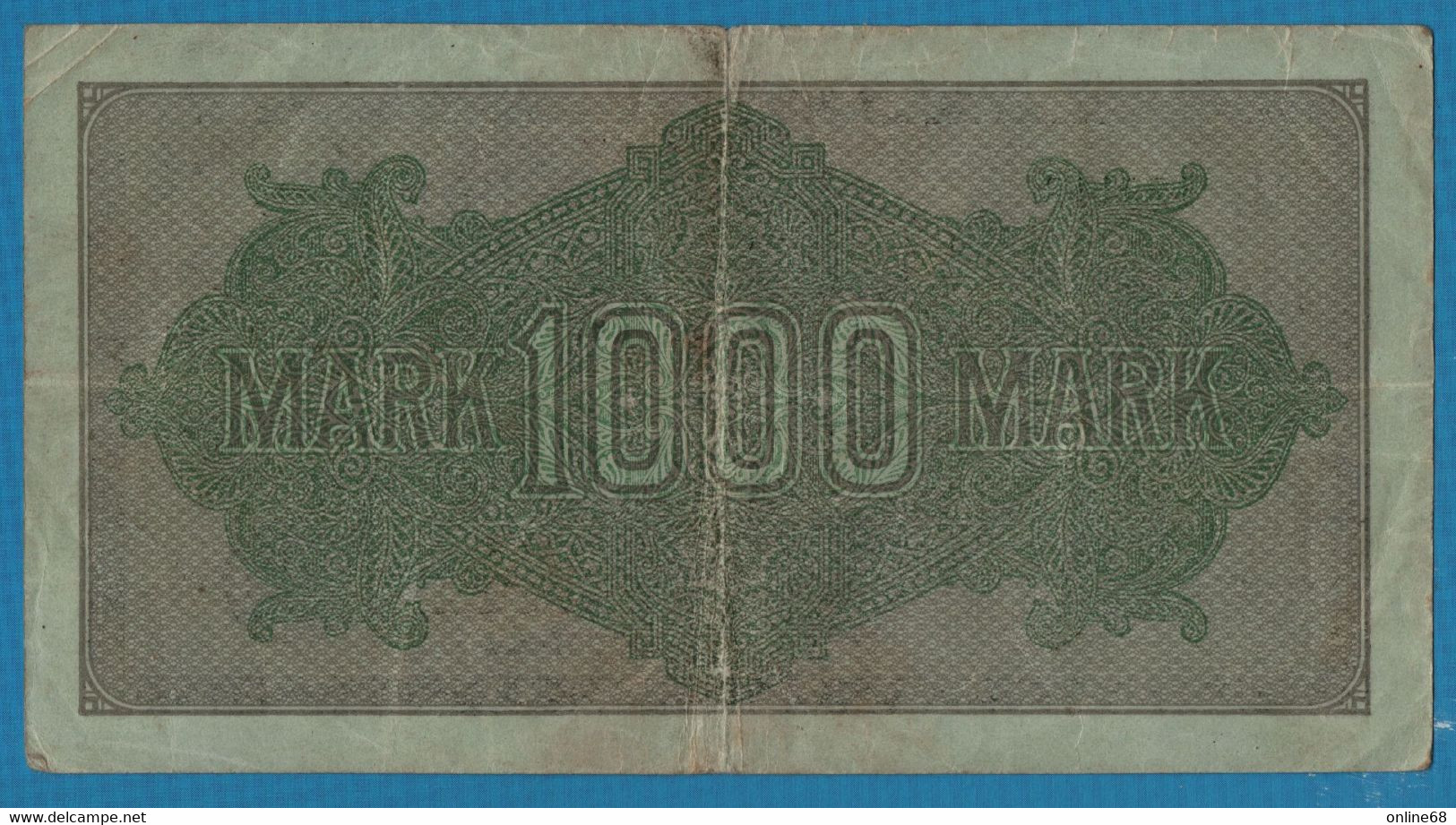 DEUTSCHES REICH 1000 MARK 15.09.1922 # Ua 129113 MK P# 76h - 1.000 Mark