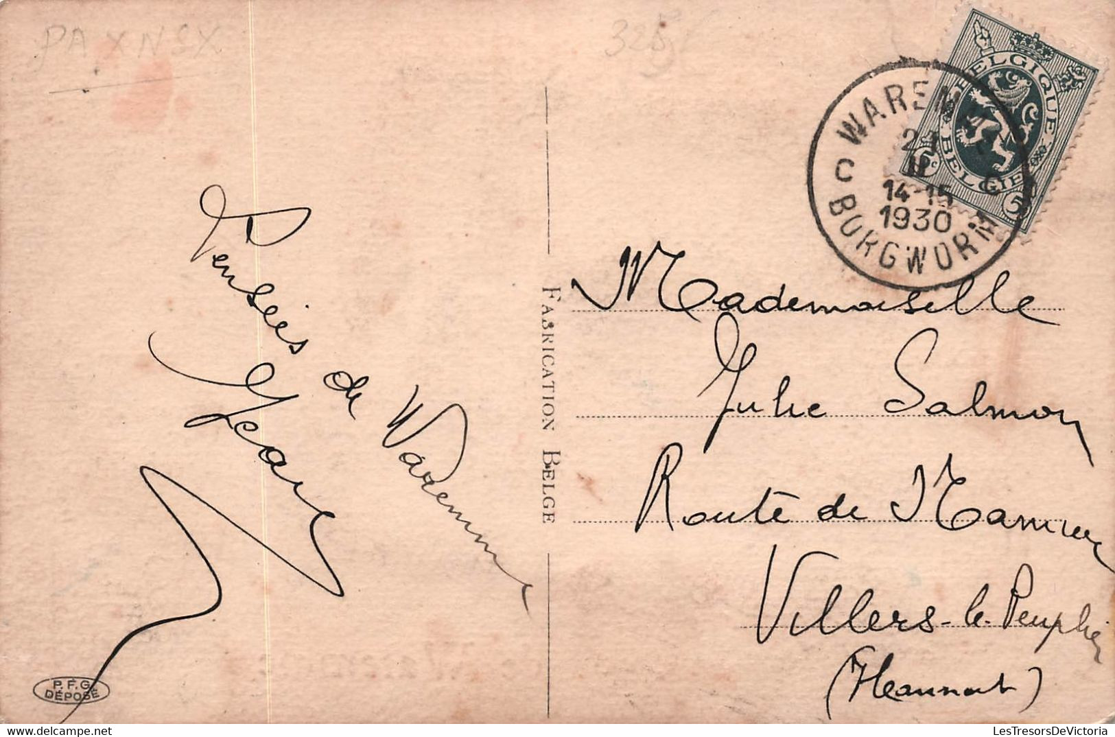 BELGIQUE - Waremme - Carte Fantaisie - Sinceres Affections De Waremme - Carte Postale Ancienne - - Borgworm