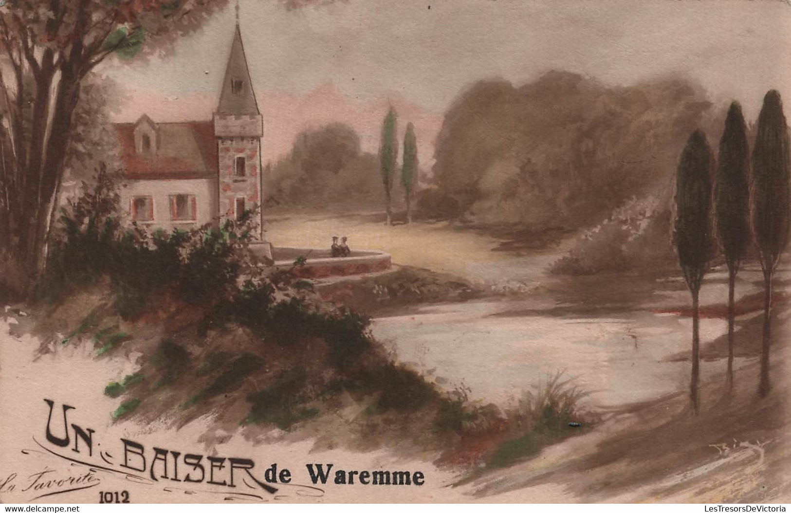 BELGIQUE - Waremme - Carte Fantaisie - Un Baiser De Waremme - Carte Postale Ancienne - - Borgworm