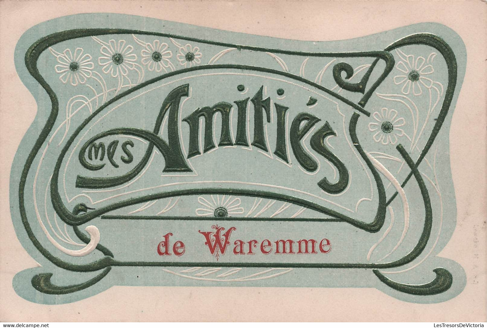 BELGIQUE - Waremme - Carte Fantaisie - Mes Amitiés De Waremme - Carte Postale Ancienne - - Borgworm