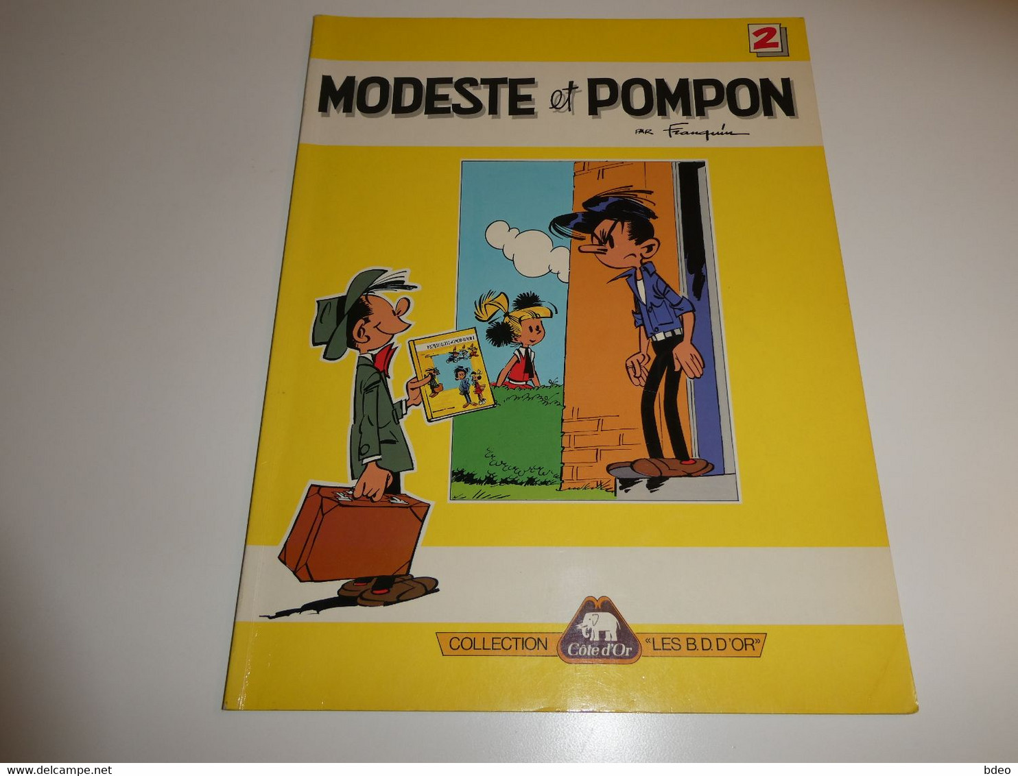 LOT MODESTE ET POMPON COLLECTION COTE D'OR + TOMES 1/2 (Reeditions  / Franquin)