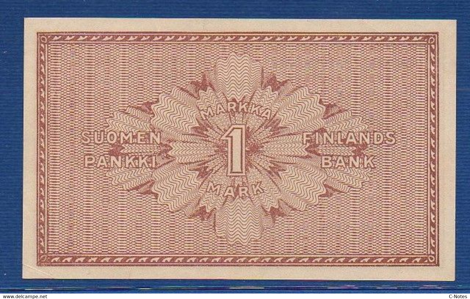 FINLAND - P. 35a (5) – 1 Markka Kullassa / Mark I Guld (Goldmark) 1918 XF/aUNC, Serie 5456732 - Finlande