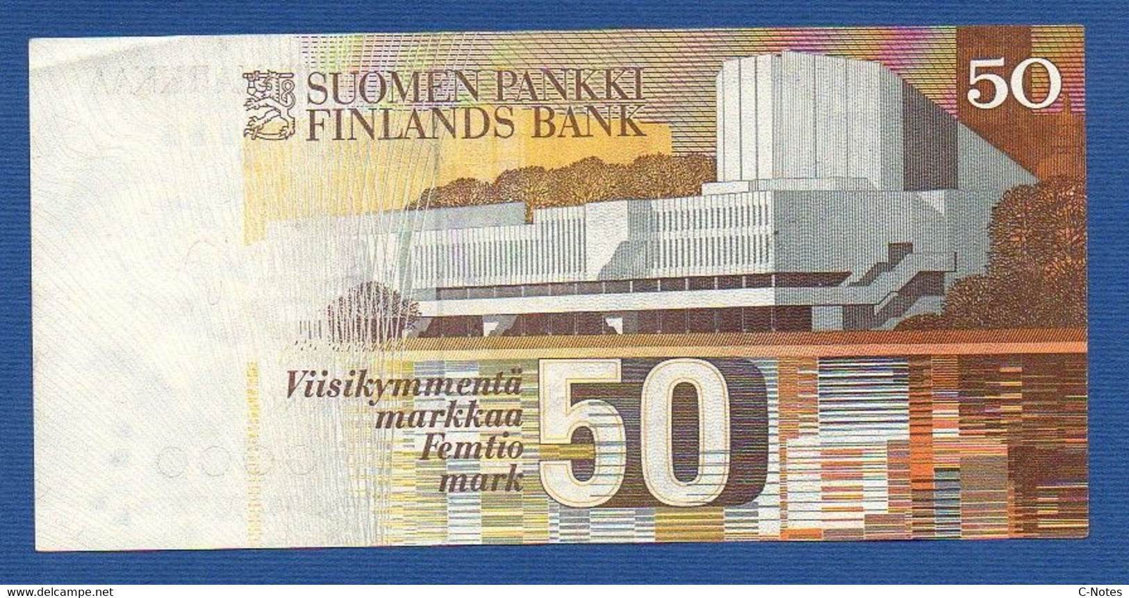 FINLAND - P.114a (19) – 50 Markkaa 1986,  AXF, Serie 3016737776 - Finland