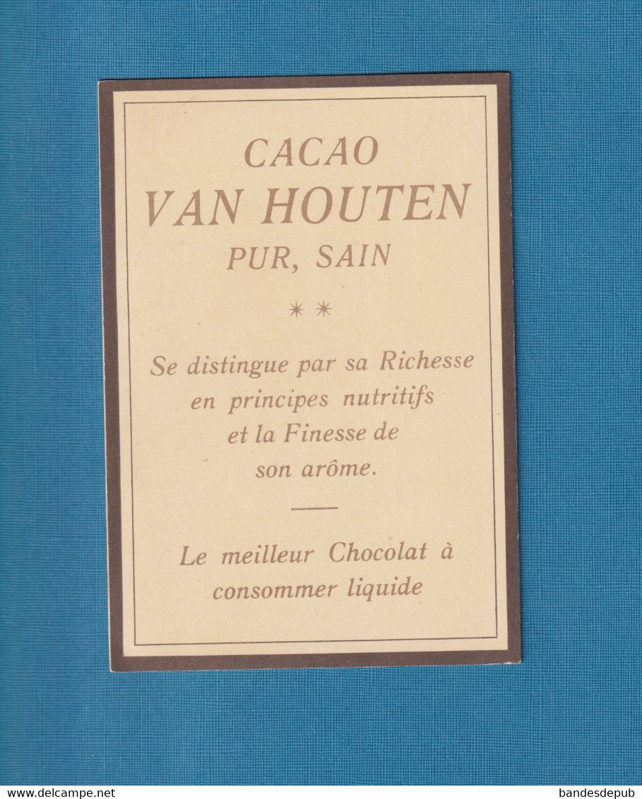 Rare Chromo Van Houten, Cacao, Baron Von Münchhausen Monchosen Canards  Carnet Chromo Deux Pages Tout Est Scanné - Van Houten