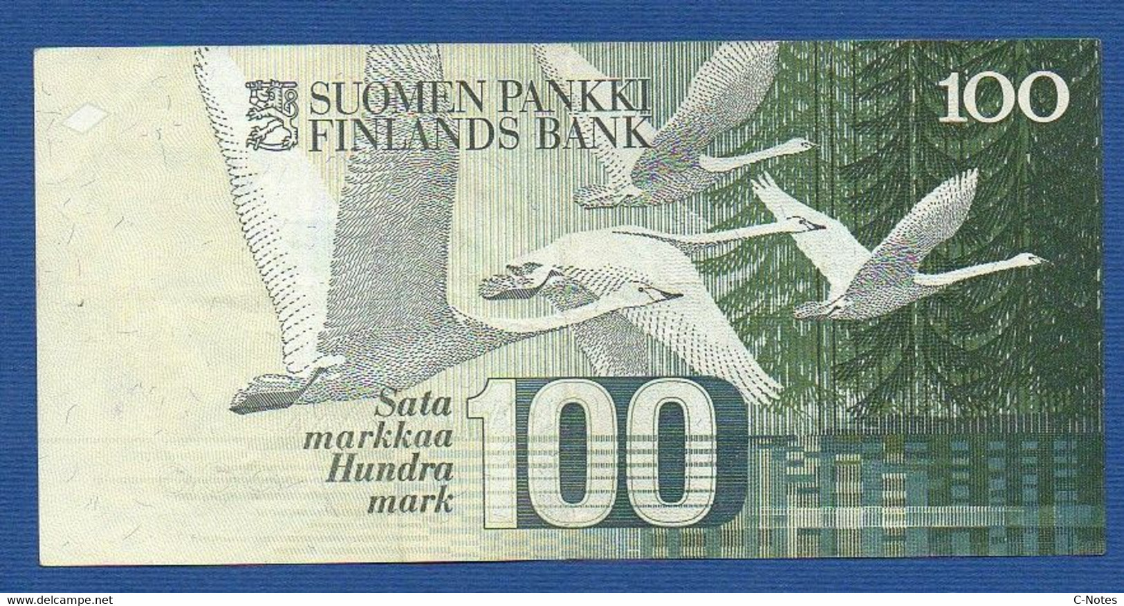 FINLAND - P.115a (12) – 100 Markkaa 1986,  VF/XF, Serie 5087189200 - Finlandia