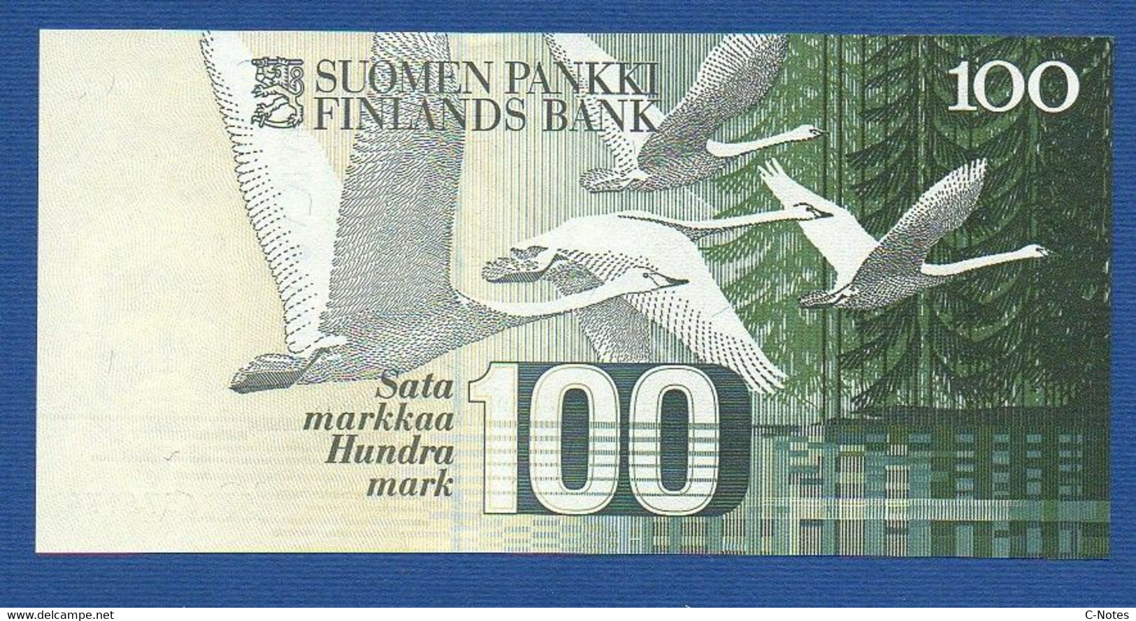 FINLAND - P.119a (18) – 100 Markkaa 1986,  UNC, Serie 5326576174 Litt. A - Finlande