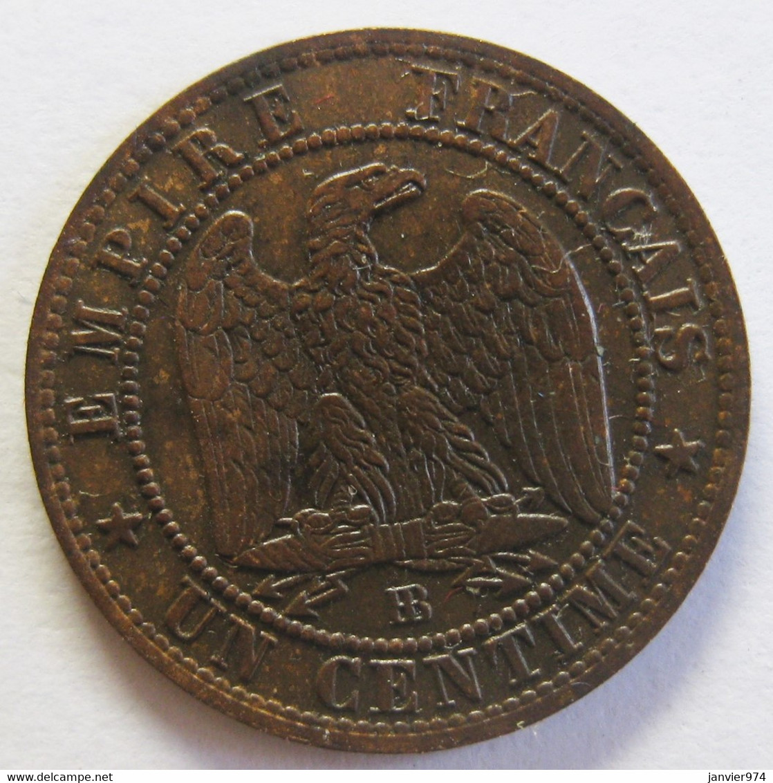 1 Centime 1862 K Bordeaux, Napoleon III En Bronze , Gad 87, TTB - 1 Centime