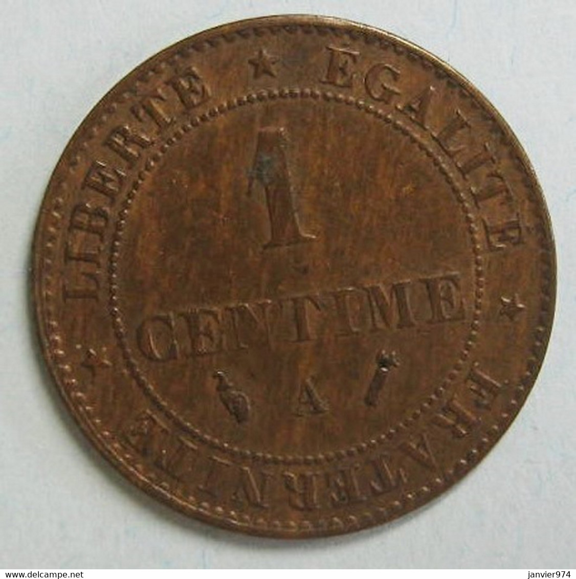 1 Centime Cérès 1892 A Paris. En Bronze , Gadoury 88 , Superbe - 1 Centime