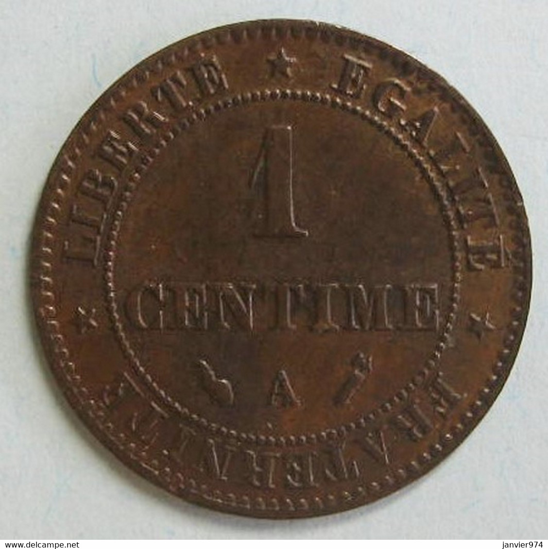 1 Centime Cérès 1896 A Paris. En Bronze , Gadoury 88 , Superbe - 1 Centime