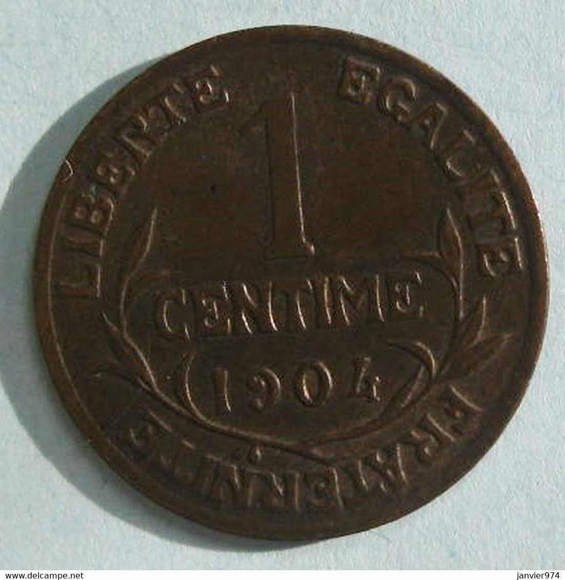 1 Centime Dupuis 1904 En Bronze , Gadoury 90. TTB - 1 Centime